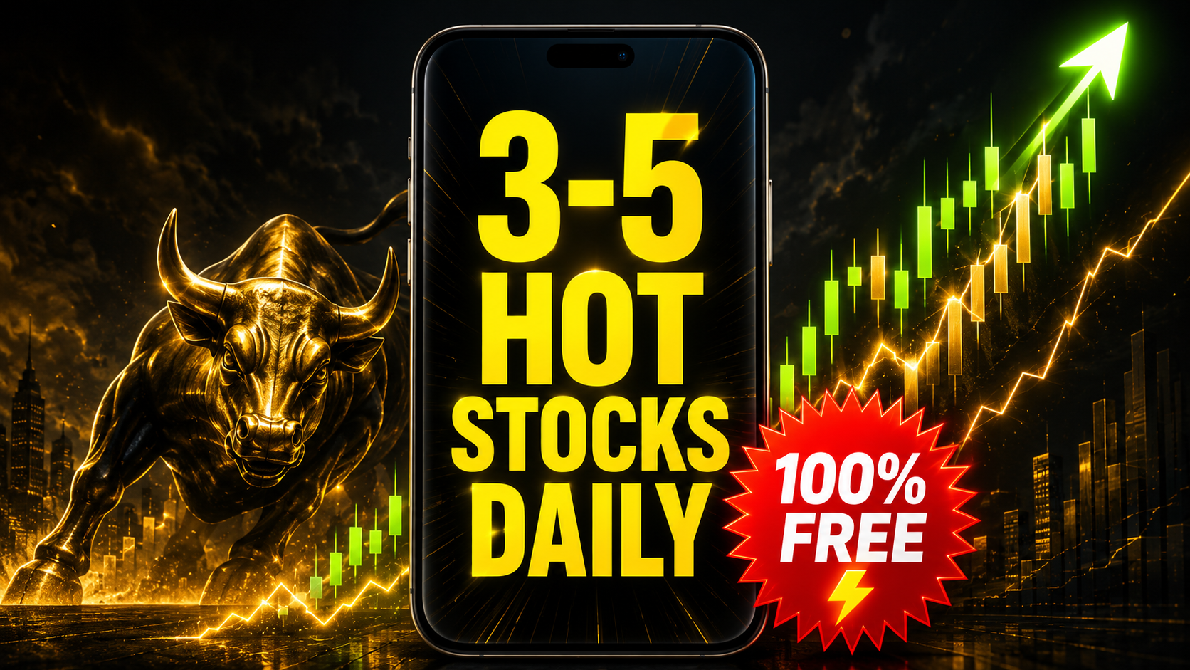 Free 3-5 Stocks Daily